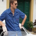 Suixtil Men's 100% Cotton Angouleme Short Sleeve Shirt, True Blue