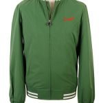 Suixtil Men's Barcelona Summer Racer Bomber Jacket, Bottle Green