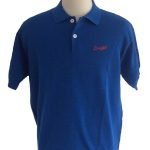 Suixtil Men's 100% Pima Cotton Nassau Short Sleeve Polo, Flash Blue