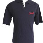 Suixtil 100% slub yarn cotton RIO short sleeve Polo,  navy blue