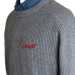 Suixtil Raticosa wool and cashmere sweater - Storm grey