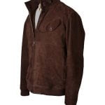 Suixtil Men's Sebring Suede Bomber Jacket