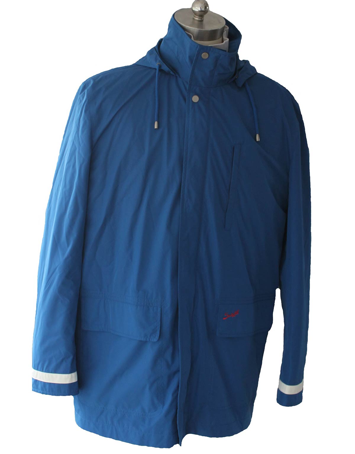 Suixtil Men’s Zandvoort Rain Jacket, Scottish Blue – Suixtil USA