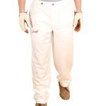 Suixtil Men's 100% Fine Cotton Twill Modena Race Pant, White